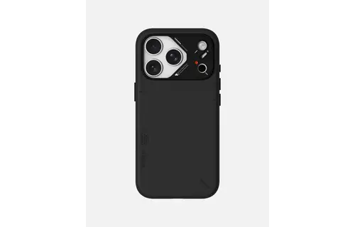 AULUMU A17 Vegan Leather Case for iPhone 17 Pro Max - Black