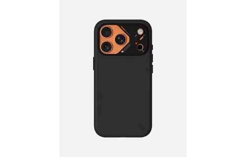 AULUMU A17 Vegan Leather Case for iPhone 17 Pro Max - Black