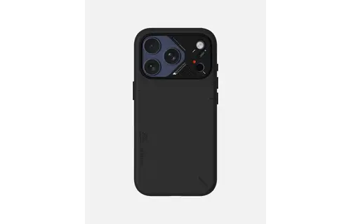 AULUMU A17 Vegan Leather MagSafe Case for iPhone 17 Pro Max - Black