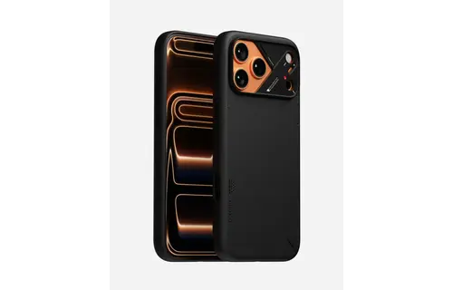 AULUMU A17 Vegan Leather MagSafe Case for iPhone 17 Pro - Black