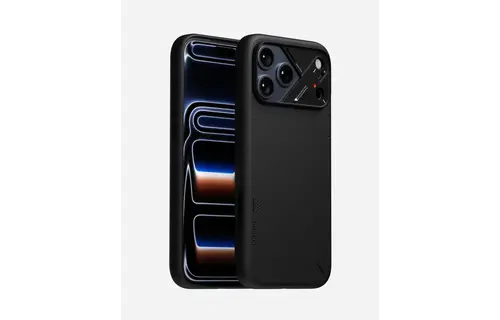 AULUMU A17 Vegan Leather Case for iPhone 17 Pro - Black