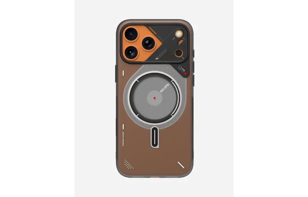 AULUMU A17  Frosted MagSafe Case Subtle Glow-in-the -Dark for iPhone 17 Pro Max - Translucent White