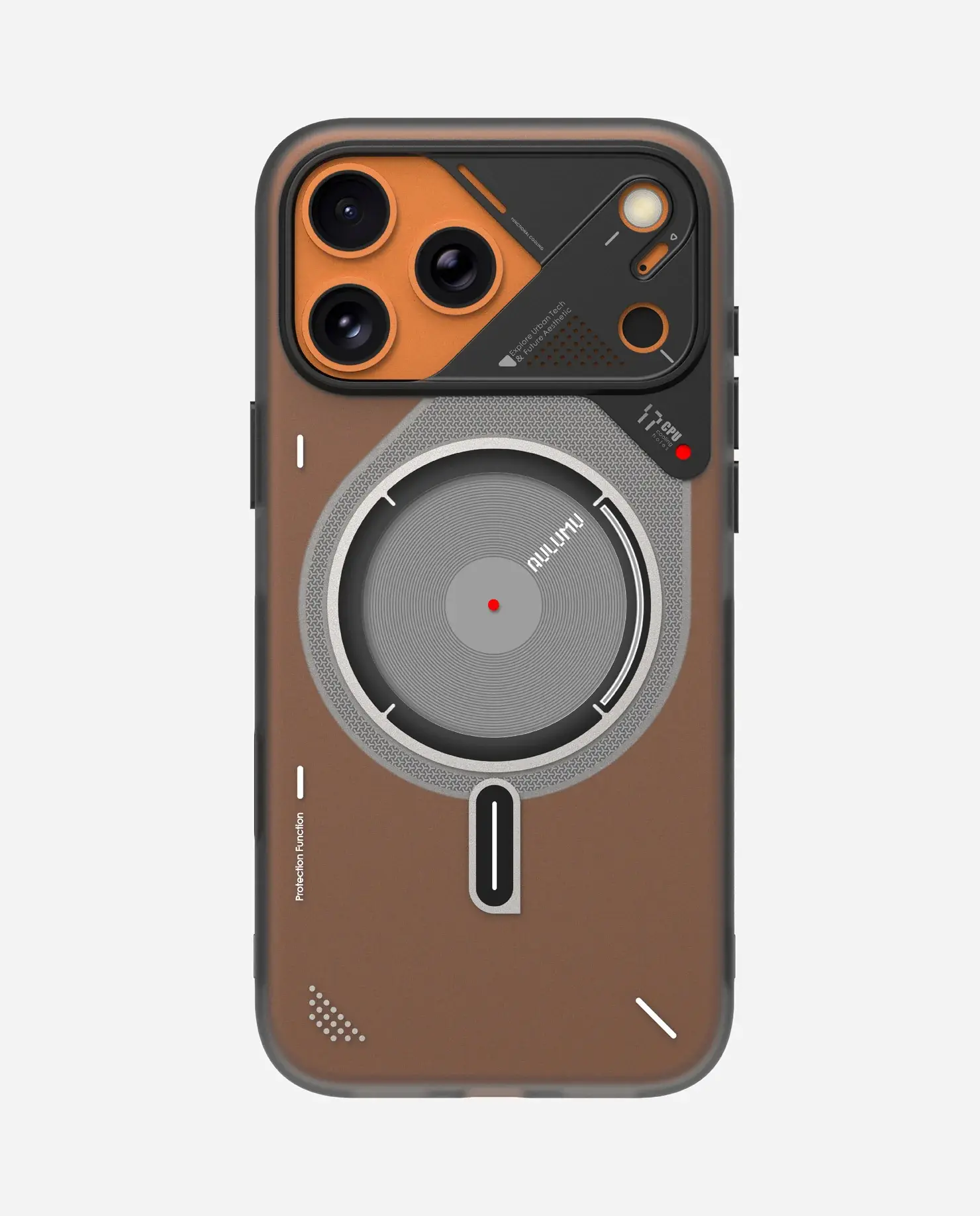 AULUMU A17 TPU IMD Frosted Case for iPhone 17 Pro Max - Translucent White