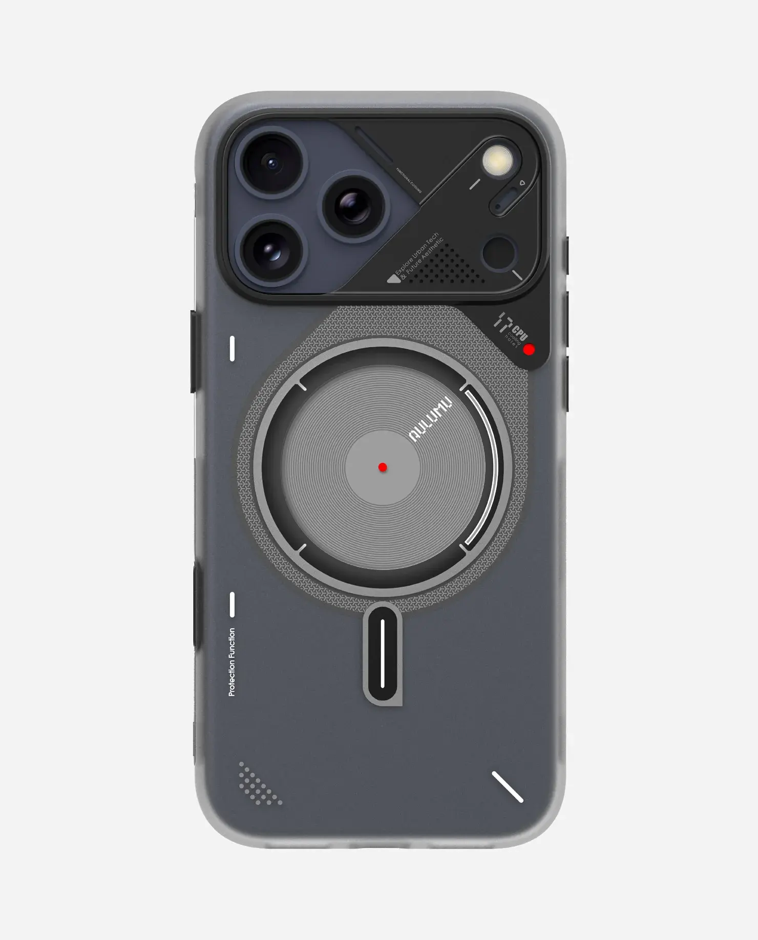 AULUMU A17 TPU IMD Frosted Case for iPhone 17 Pro Max - Translucent White