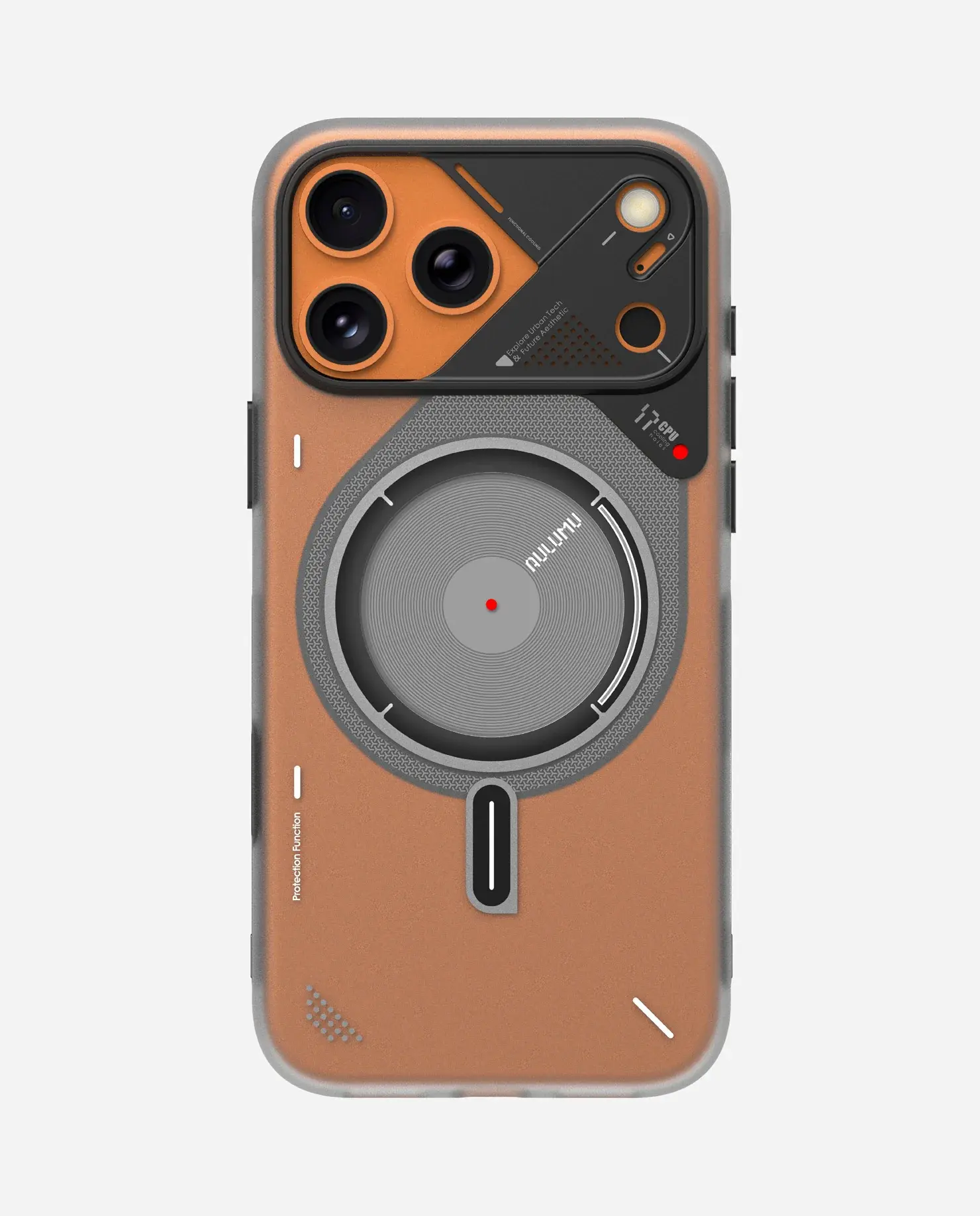 AULUMU A17 TPU IMD Frosted Case for iPhone 17 Pro Max - Translucent White