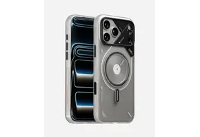 AULUMU A17  Frosted MagSafe Case Subtle Glow-in-the -Dark for iPhone 17 Pro Max - Translucent White