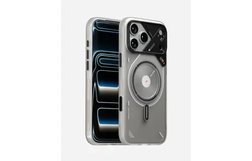 AULUMU A17  Frosted MagSafe Case Subtle Glow-in-the -Dark for iPhone 17 Pro Max - Translucent White