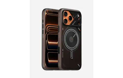 AULUMU A17  Frosted MagSafe Case Subtle Glow-in-the -Dark for iPhone 17 Pro Max - Translucent Gray