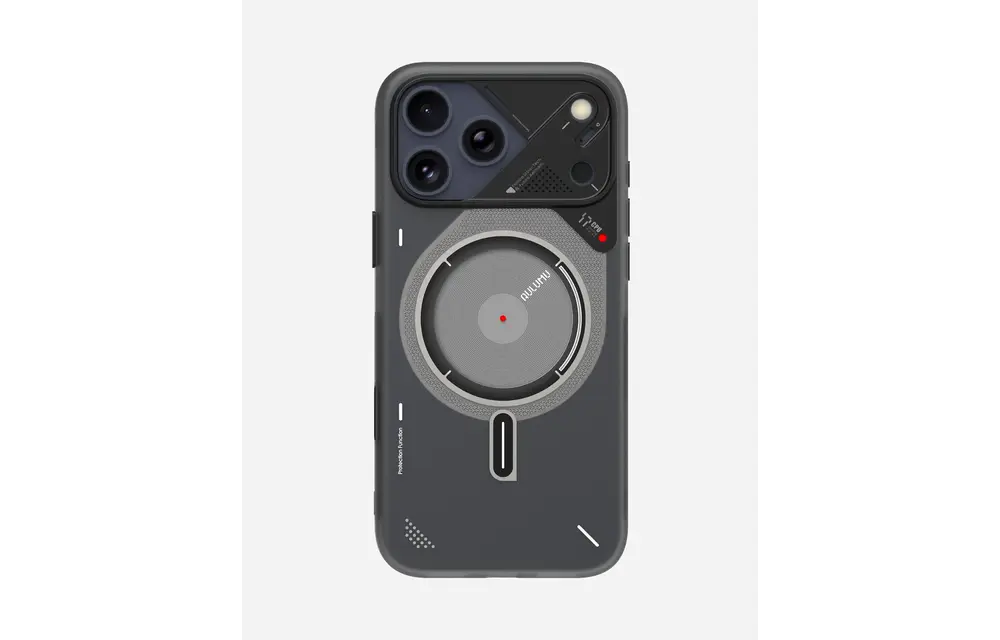 AULUMU A17  Frosted MagSafe Case Subtle Glow-in-the -Dark for iPhone 17 Pro Max - Translucent Gray