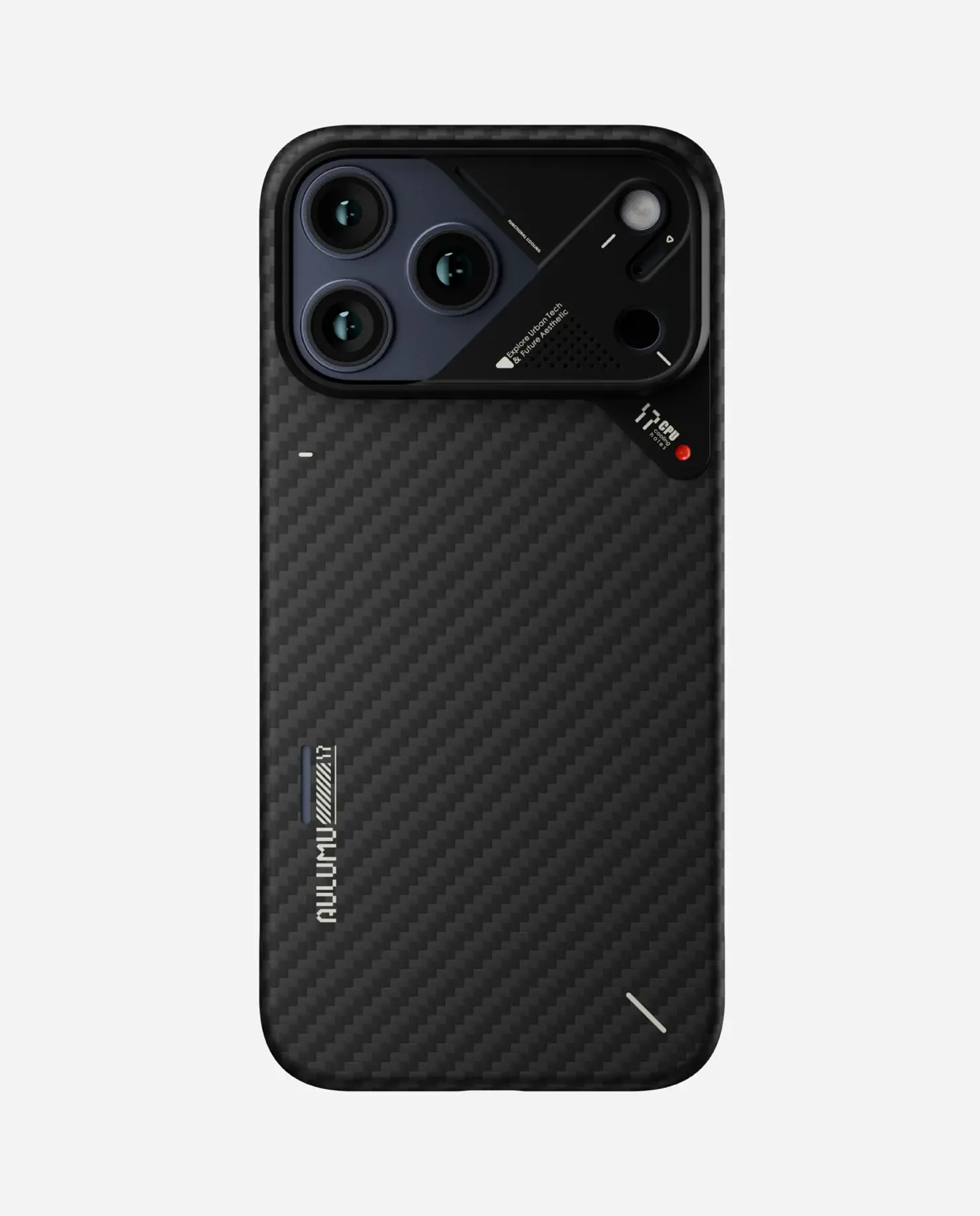 AULUMU A17 Aramid Fiber Ultra Slim MagSafe Case for iPhone 17 Pro Max - Black