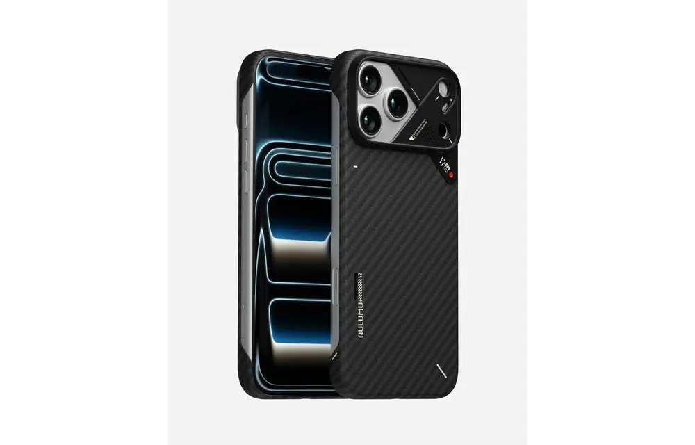 AULUMU A17 Aramid Fiber Ultra Slim MagSafe Case for iPhone 17 Pro - Black