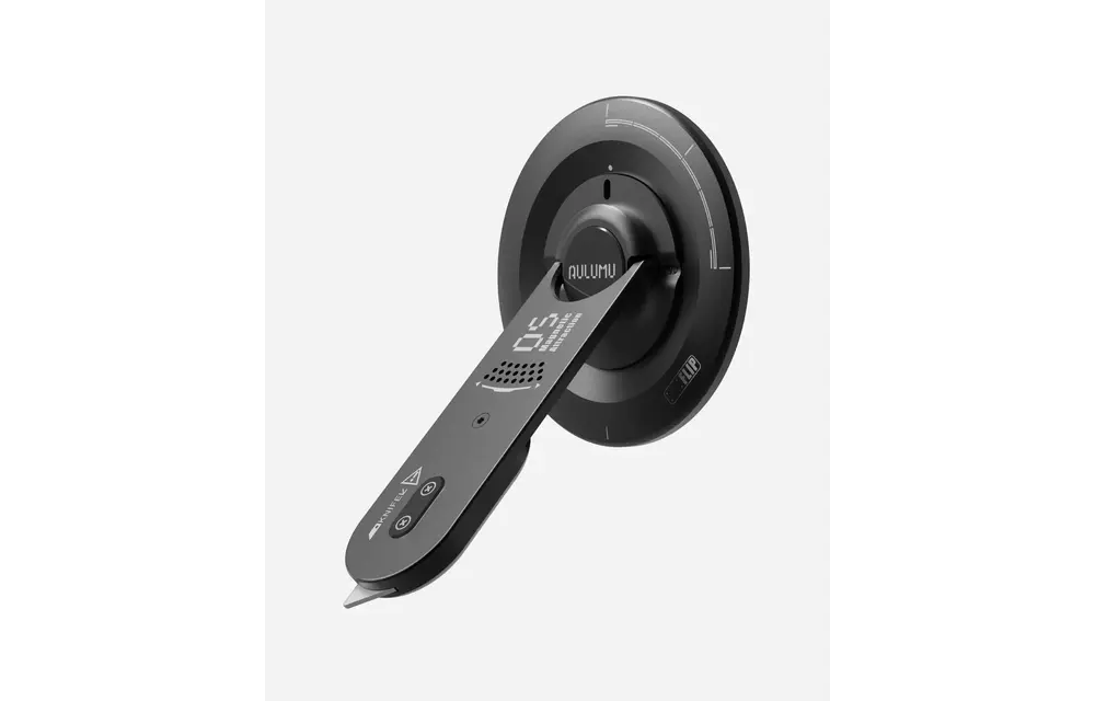 AULUMU G05 Next-Gen Hi-Per Air 5-in-1 MagSafe Phone Stand with Box Cutter - Black