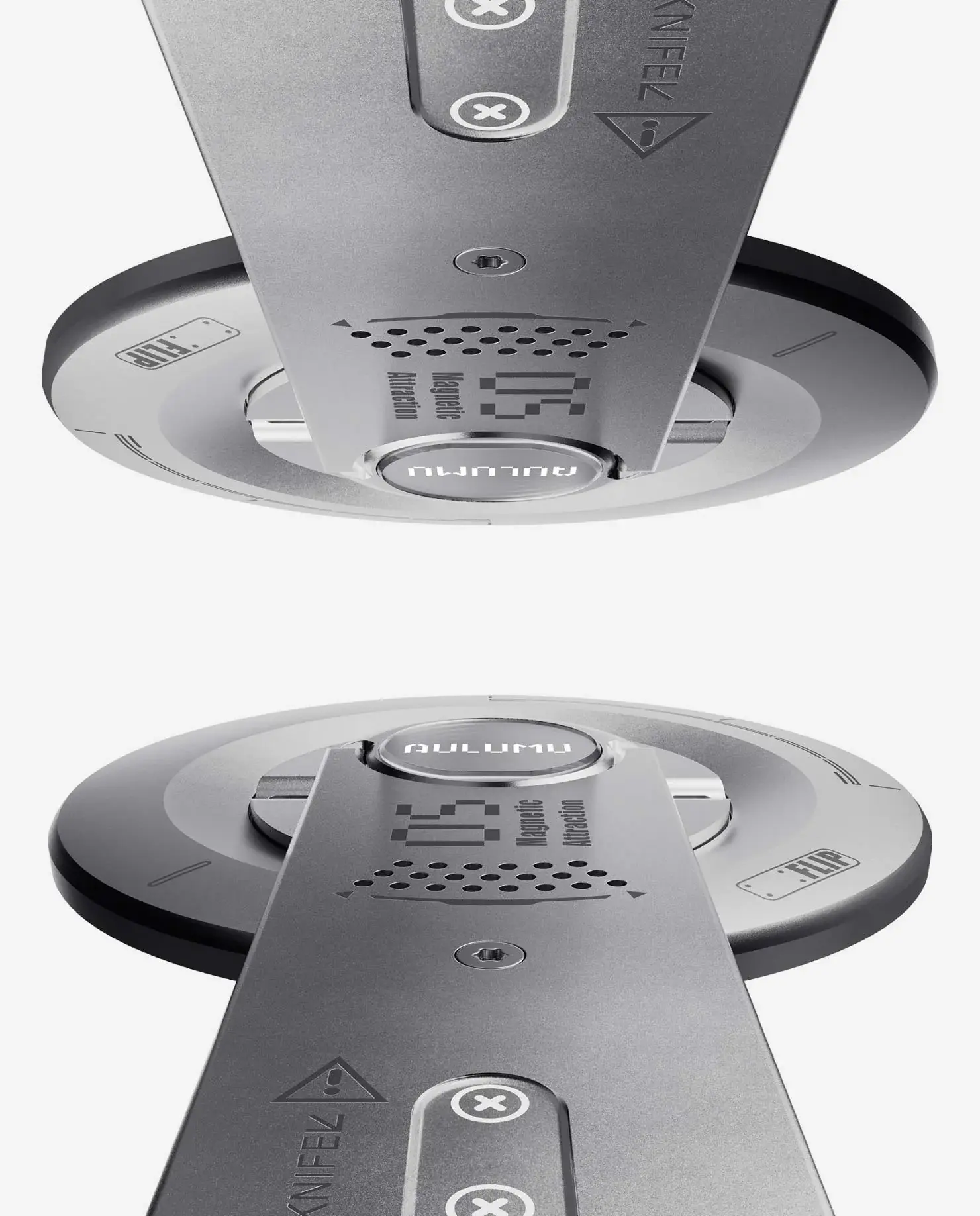 AULUMU G05 Next-Gen Hi-Per Air 5-in-1 MagSafe Phone Stand with Box Cutter - Black