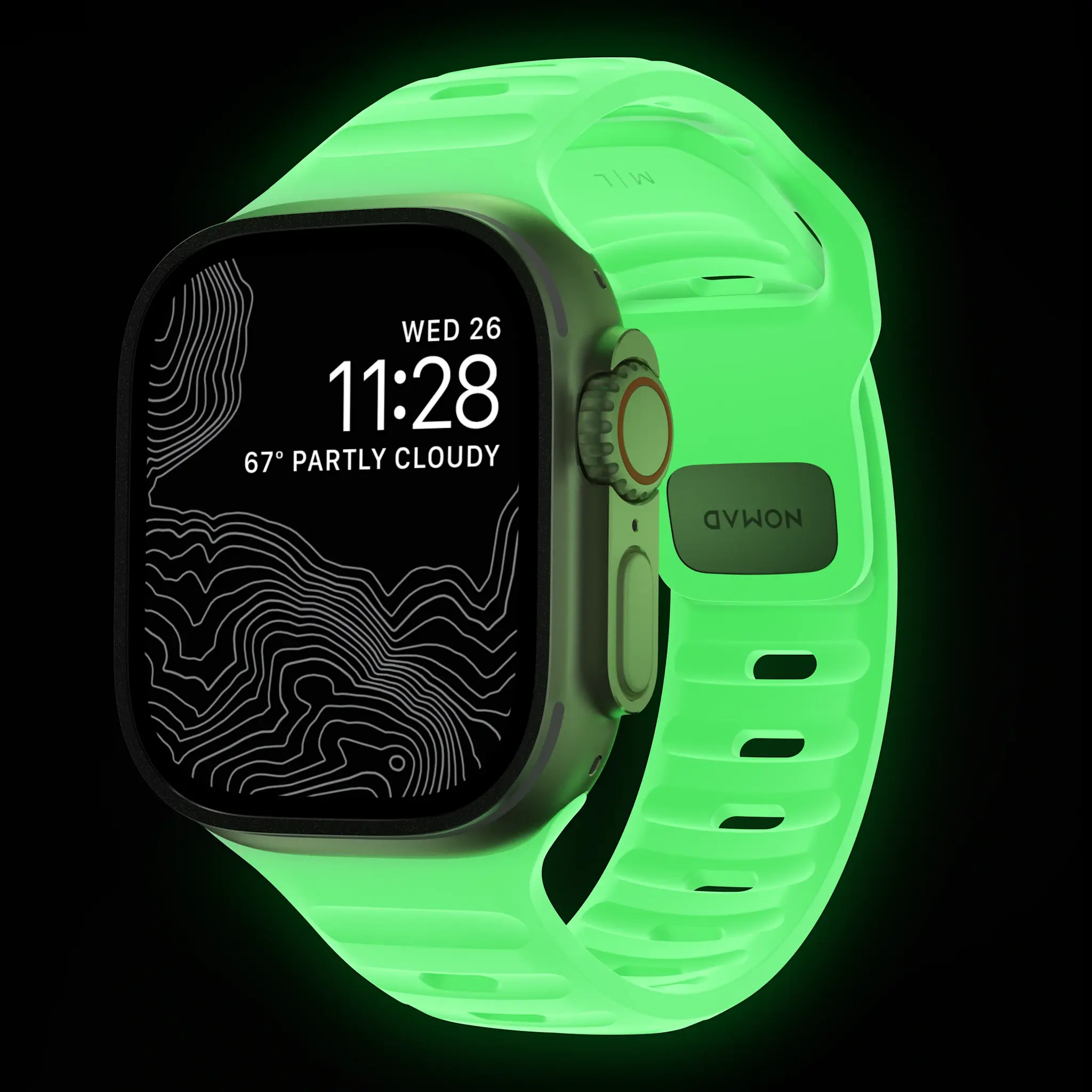 NOMAD Sport Band for Apple Watch Ultra 49/46/45/44mm - Glow 2.0