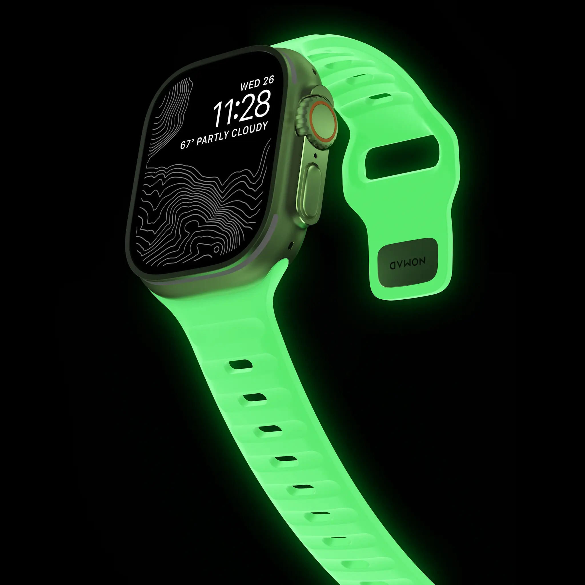 NOMAD Sport Band for Apple Watch Ultra 49/46/45/44mm - Glow 2.0