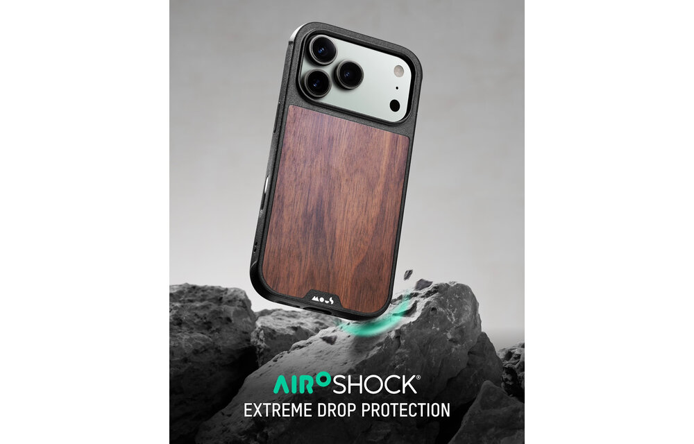 MOUS Limitless 7.0 MagSafe Case for iPhone 17 Pro - Walnut