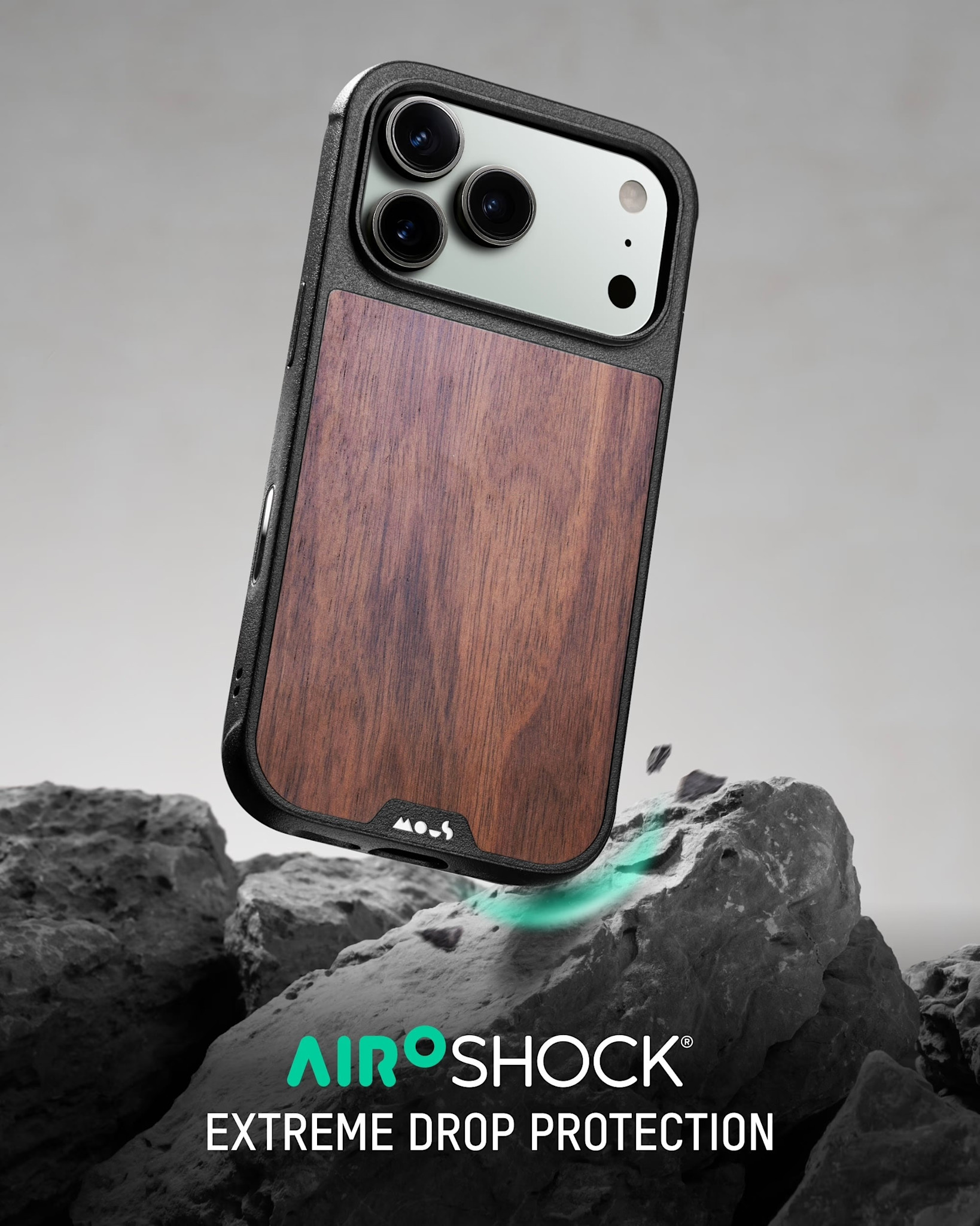 MOUS Limitless 7.0 MagSafe Case for iPhone 18 Pro / 17 Pro - Walnut
