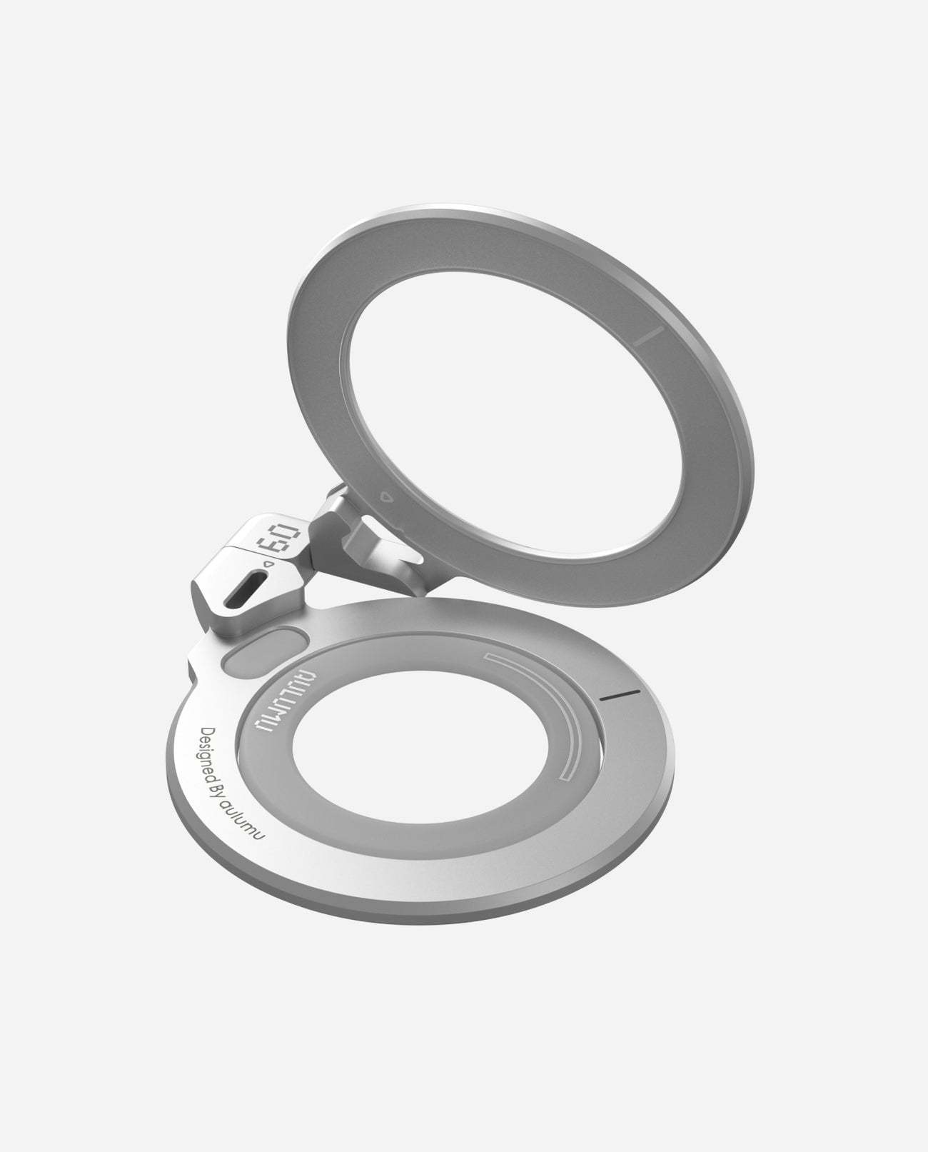 Aulumu G09 Infinite 360 MagSafe Stand 3-Axis Rotation - Silver