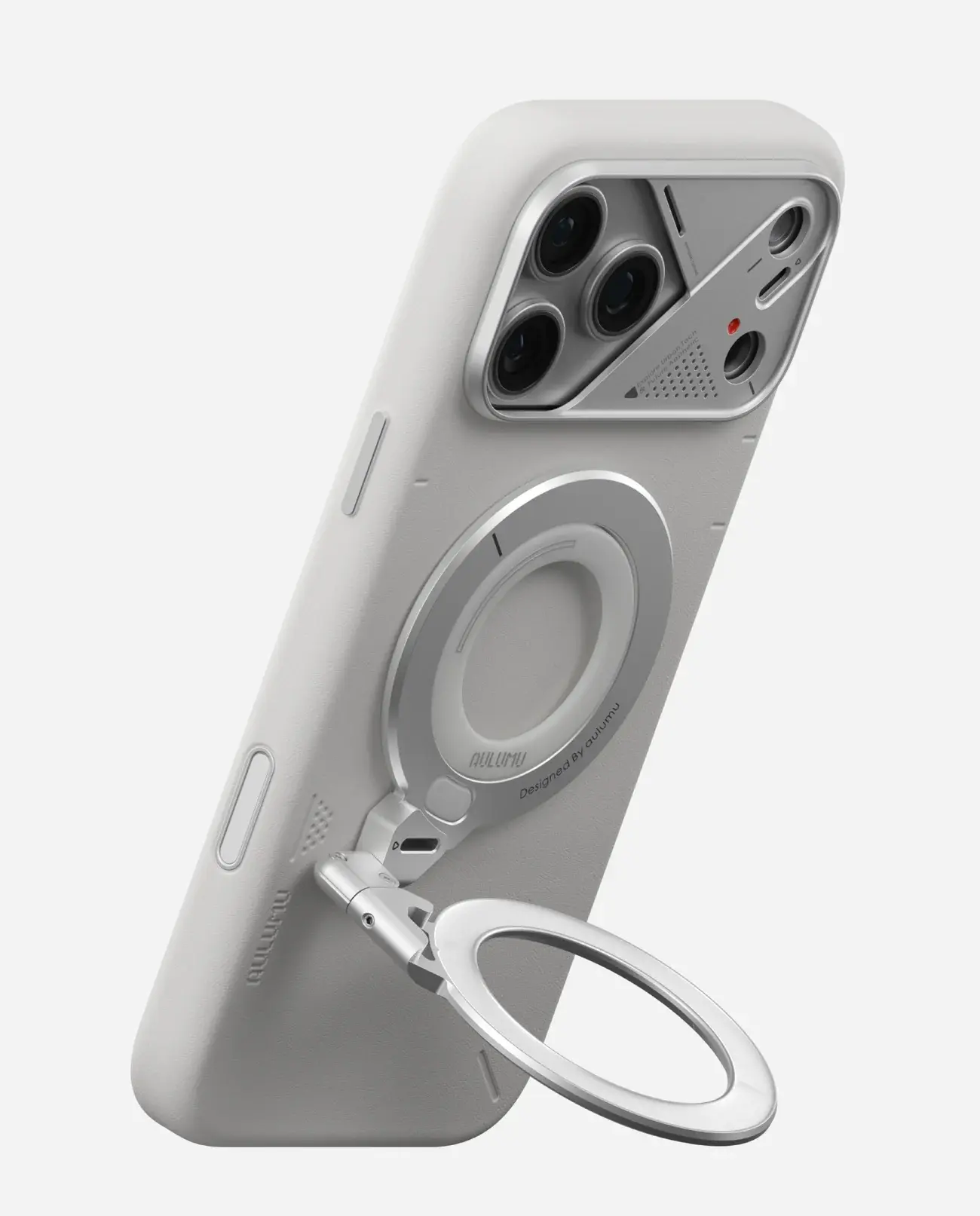 Aulumu G09 Infinite 360 MagSafe Stand 3-Axis Rotation - Silver