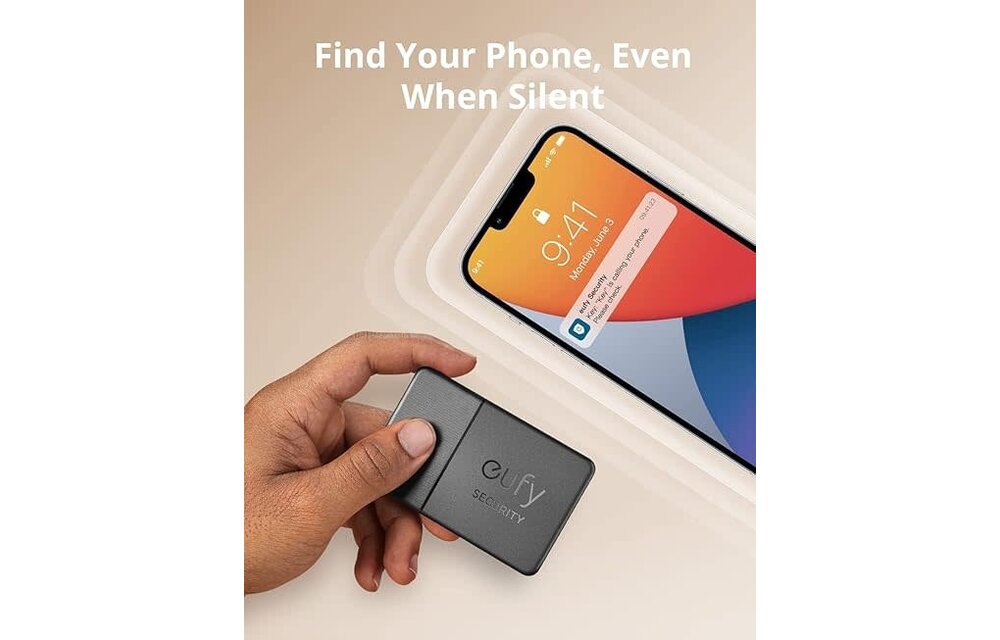 eufy by Anker Security SmartTrack Card - Black