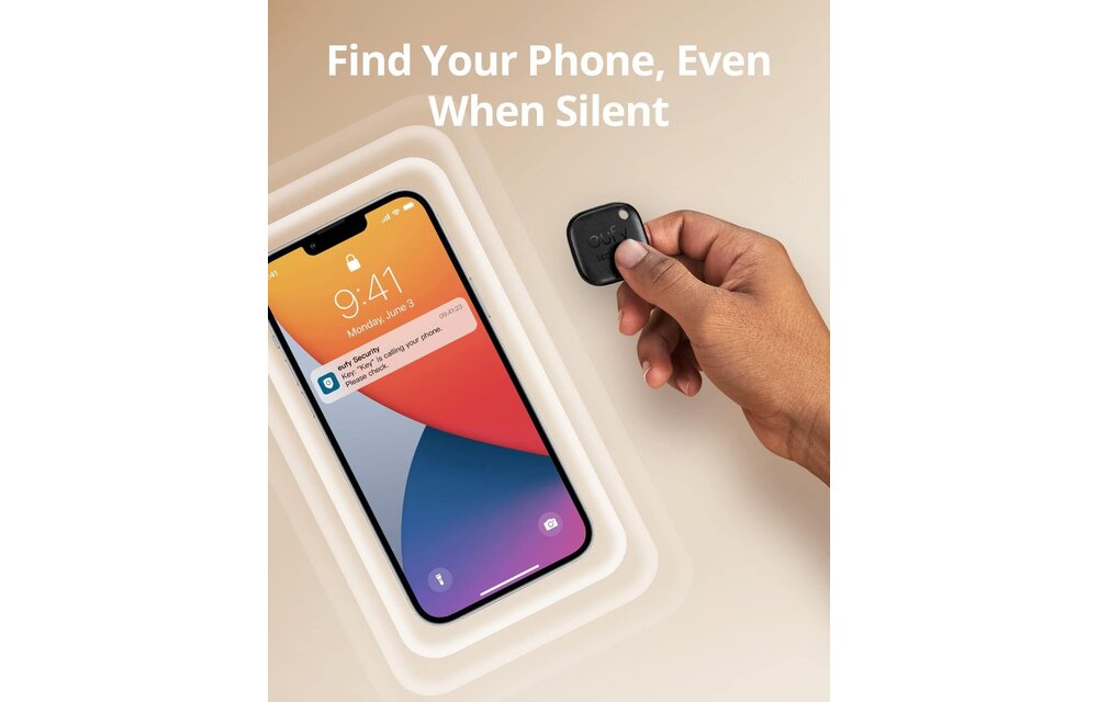 eufy by Anker Smart Track LinkKey Finder Bluetooth Tracker - Black