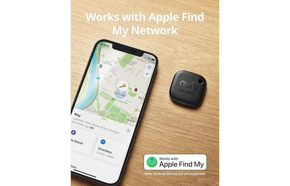 eufy by Anker Smart Track LinkKey Finder Bluetooth Tracker - Black