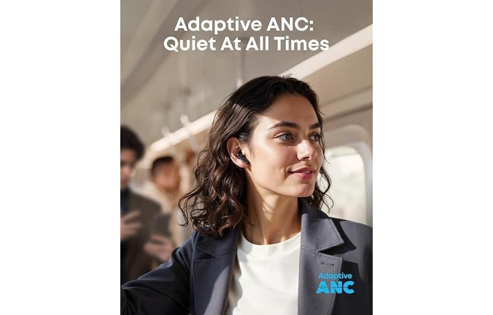 Soundcore P41i by Anker 3 in 1 Charging Case, IPX5 Wireless Bluetooth Earbuds - Black