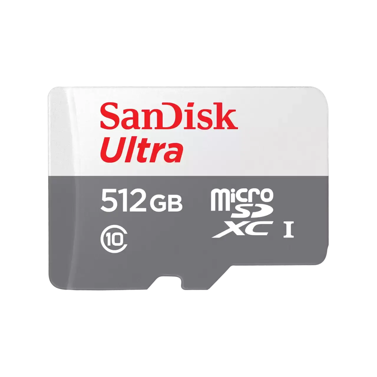 SanDisk Ultra microSD cards 100MB/s C10 White/ Gray - 512GB