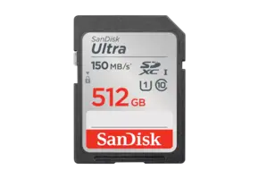 SanDisk Ultra SDXC,UHS-I CARD 150MB/s. , 512GB