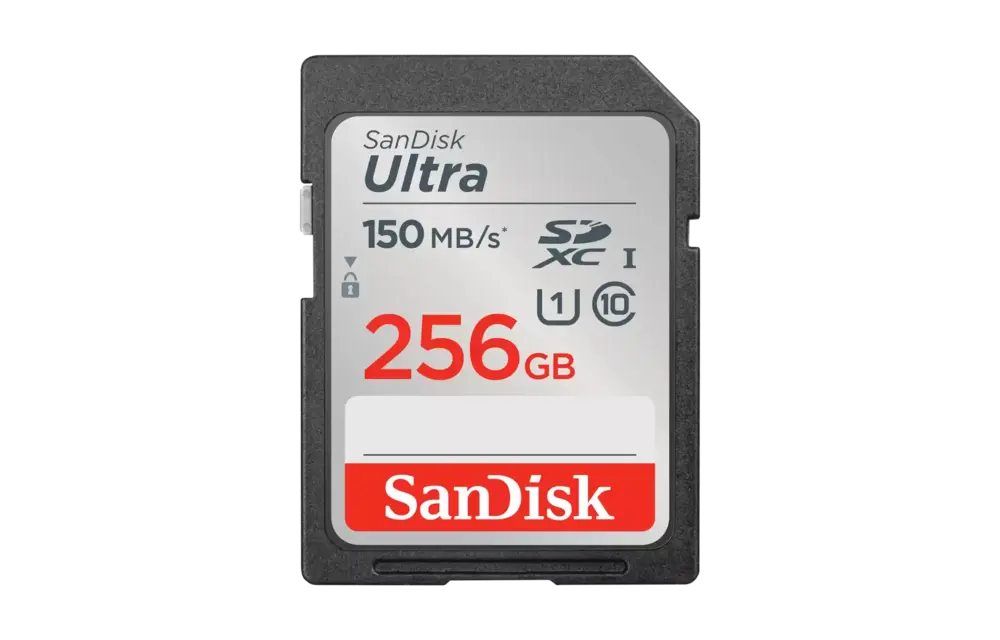 SanDisk Ultra SDHC UHS-I SDXC Card 150MB/s - 256GB