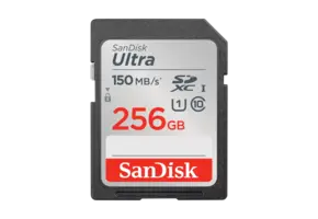 SanDisk Ultra SDXC,UHS-I CARD 150MB/s. , 256GB