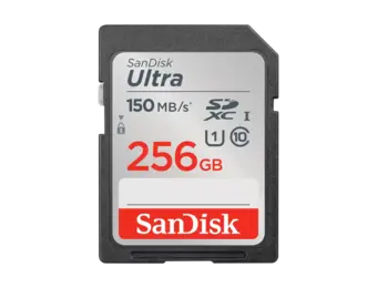 SanDisk Ultra SDXC,UHS-I CARD  150MB/s. , 256GB