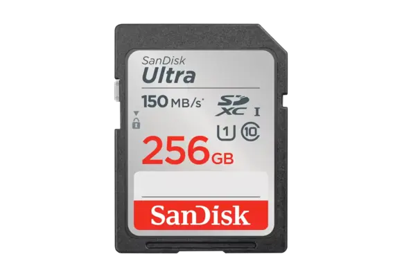 SanDisk Ultra SDXC,UHS-I CARD  150MB/s. , 256GB
