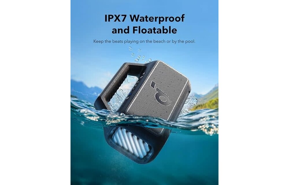 Soundcore By Anker Boom 2, IPX7 Waterpoof Wireless Speaker 80W - Black