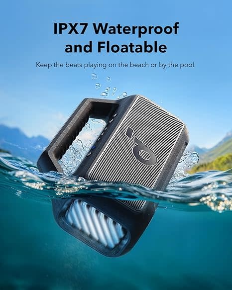 Soundcore By Anker Boom 2, IPX7 Waterpoof Wireless Speaker 80W - Black