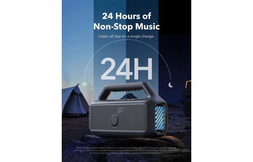 Soundcore By Anker Boom 2, IPX7 Waterpoof Wireless Speaker 80W - Black