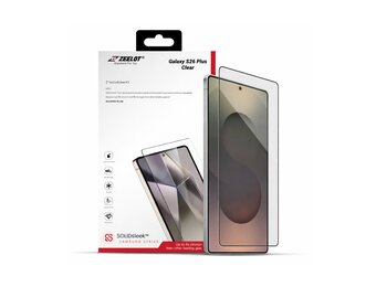 ZEELOT SOLIDsleek 2.5D Tempered Glass Screen Protector with EasyFit Installation Kit for Samsung Galaxy S26 Plus - Clear