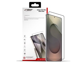 ZEELOT SOLIDsleek 2.5D Tempered Glass Screen Protector with EasyFit Installation Kit for Samsung Galaxy S26 Ultra - Ultra Clear