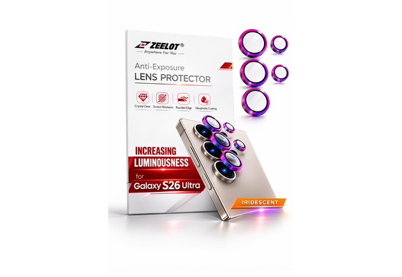 ZEELOT Pishield Luminousness Lens Protector for Samsung Galaxy  S26 Ultra - Iridescent