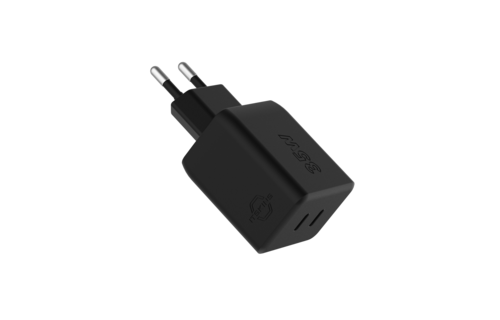 ITSKINS Spectrum 35W PD Fast Charger 2 Port USB-C EU Plug - Black