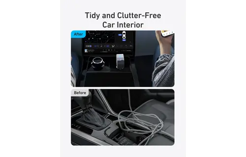 Anker Nano Car Charger 75W with USB-C Cable - Black