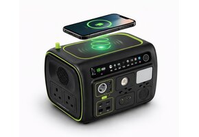 Goui Beast Smart Portable Power Station 800W  AC/DC Output 2xTYP-C 2xUSB with Wireless Charge and Led flash light - Black