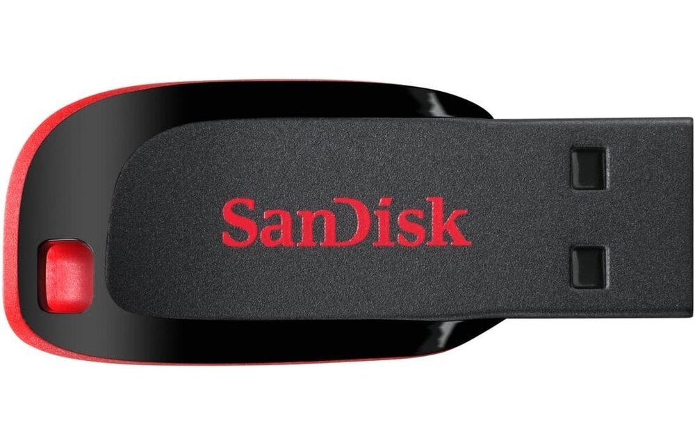 SanDisk 128GB Cruzer Blade USB 2.0 Flash Drive 128GB - Black