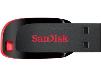 SanDisk 128GB Cruzer Blade USB 2.0 Flash Drive 128GB - Black