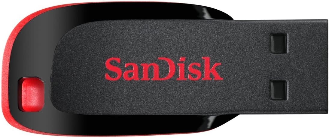 SanDisk 128GB Cruzer Blade USB 2.0 Flash Drive 128GB - Black