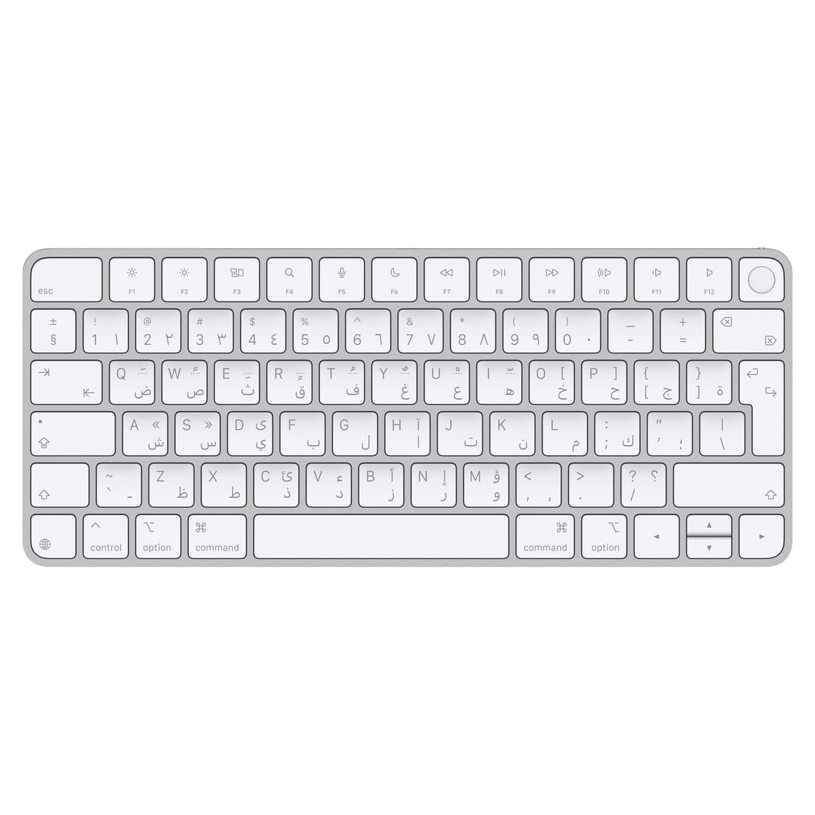 Apple Magic Keyboard with Touch ID for Mac models with Apple silicon USB–C Arabic / English - White