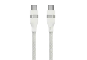 Anker USB-C to USB-C Cable 240W Upcycled Braided 6ft/1.8m - White
