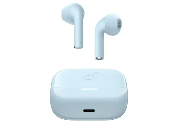 Soundcore K20i by Anker, Semi-in-Ear Earbuds, Bluetooth Wireless Headphone - Blue