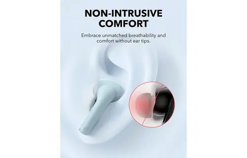 Soundcore K20i by Anker, Semi-in-Ear Earbuds, Bluetooth Wireless Headphone - Blue