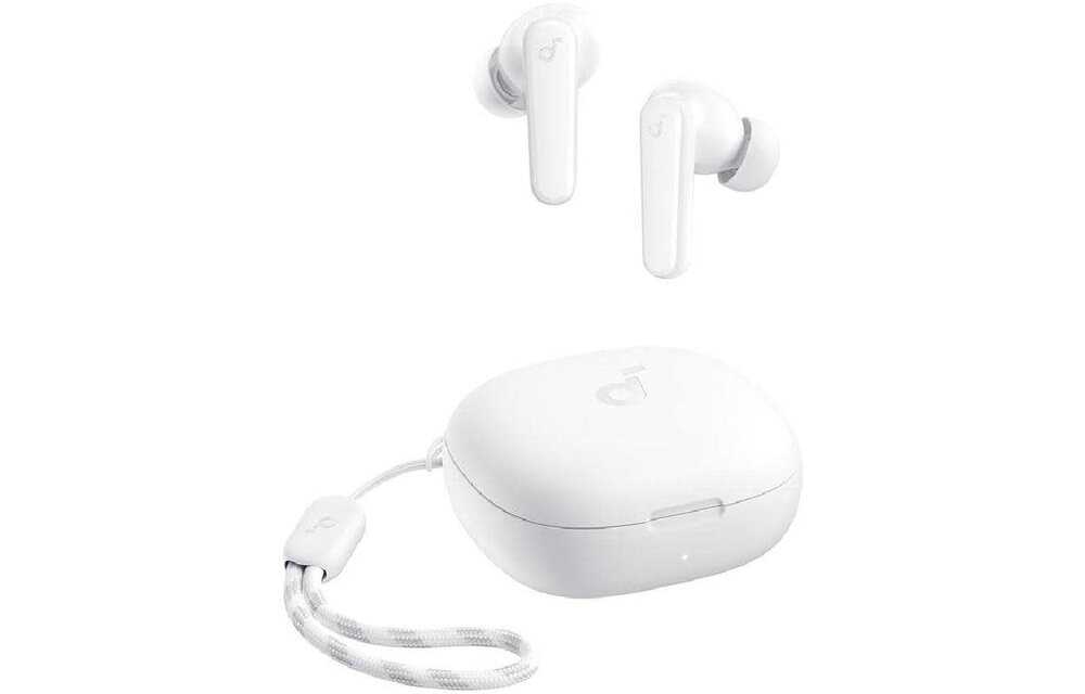 Soundcore By Anker R50i True Wireless Earbuds 30H Playtime, IPX5 Waterproof - White